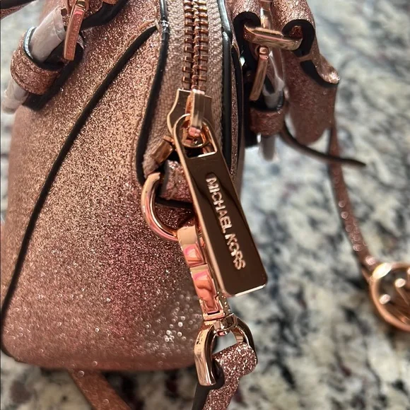 Michael Kors Mini Leather Crossbody - Picture 4 of 9